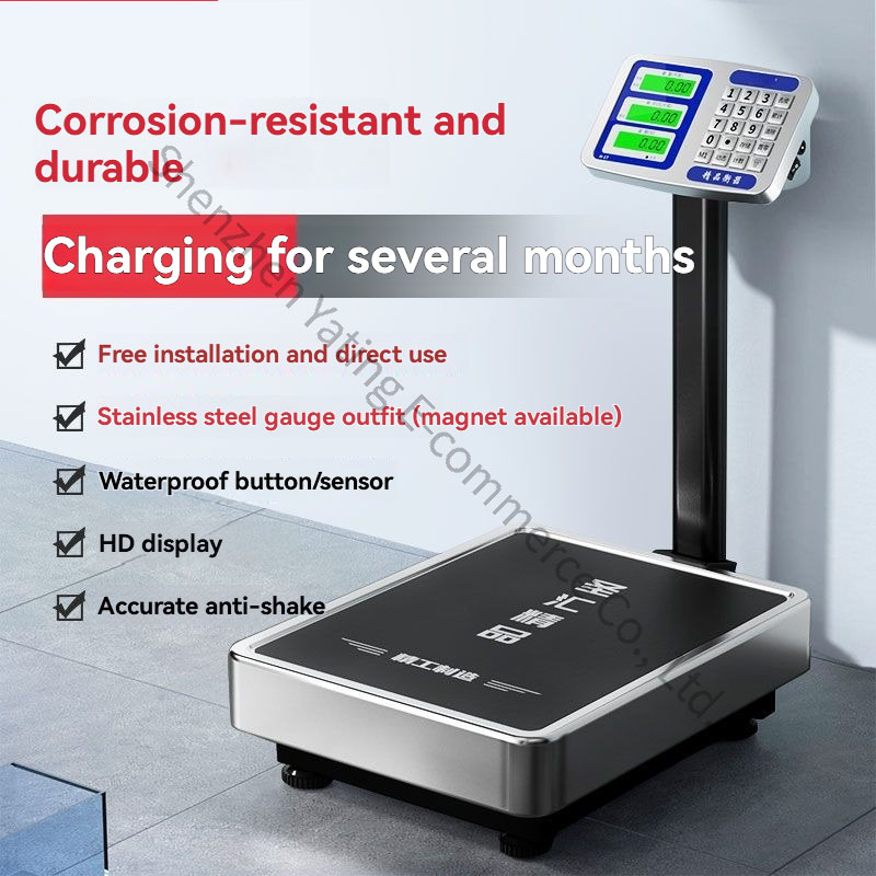 Kitchen Scale Precise - 200Kg Elektronische Küchenwaage Kommerzielle Klappbare Elektronische