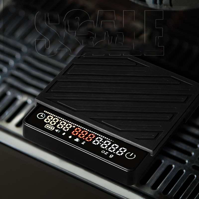 Kitchen Scale Precise - Wiederaufladbare hochpräzise Kaffeewaage, Durchflussrateüberwachung, Mini-elektronische Waage