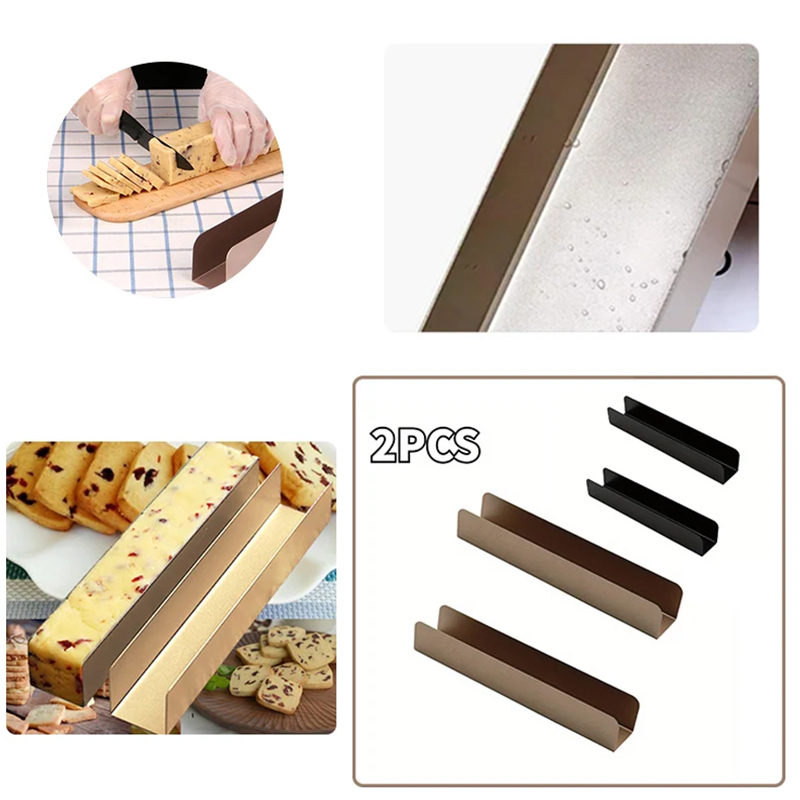Kitchen Baking Store - U-förmige Antihaft-Keksform rechteckiges Brot DIY Cranberry