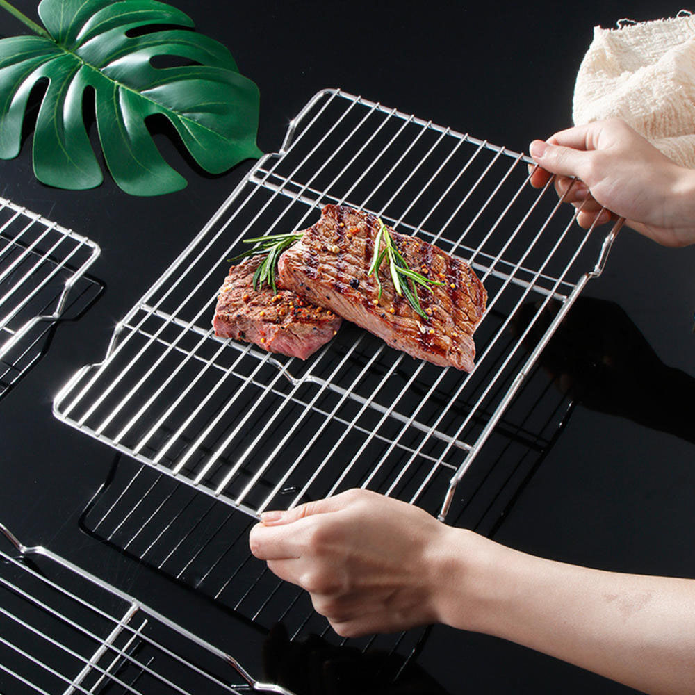 Kitchen Baking Store - Edelstahl Grill Mesh Matte Wiederverwendbare Hitze