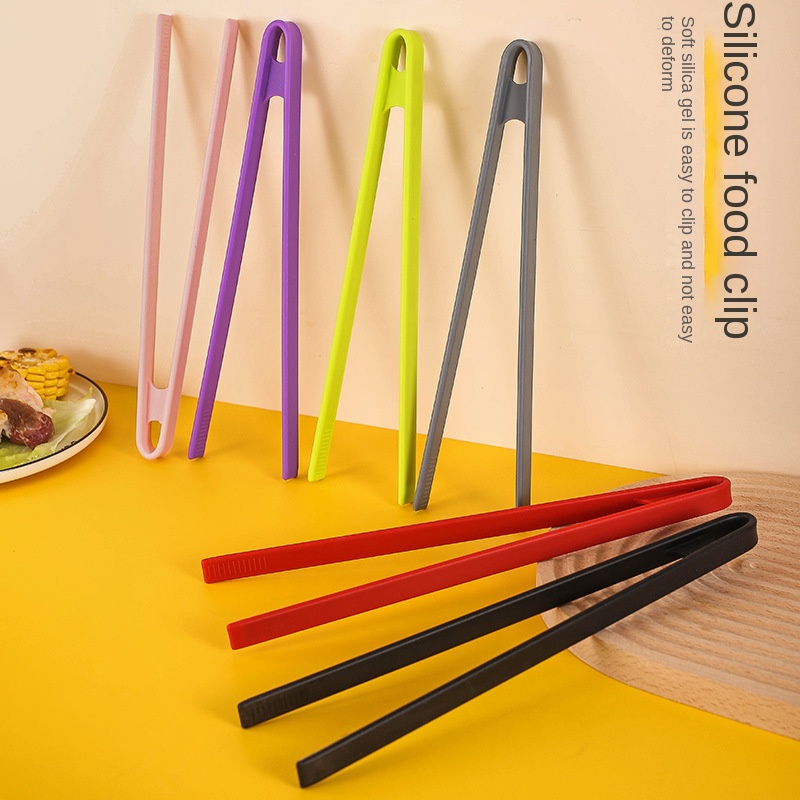Kitchen Baking Store - Silikon-Lebensmittelzange, Grillzange, Küchenzange, rutschfeste Kochzange, Grillzange,