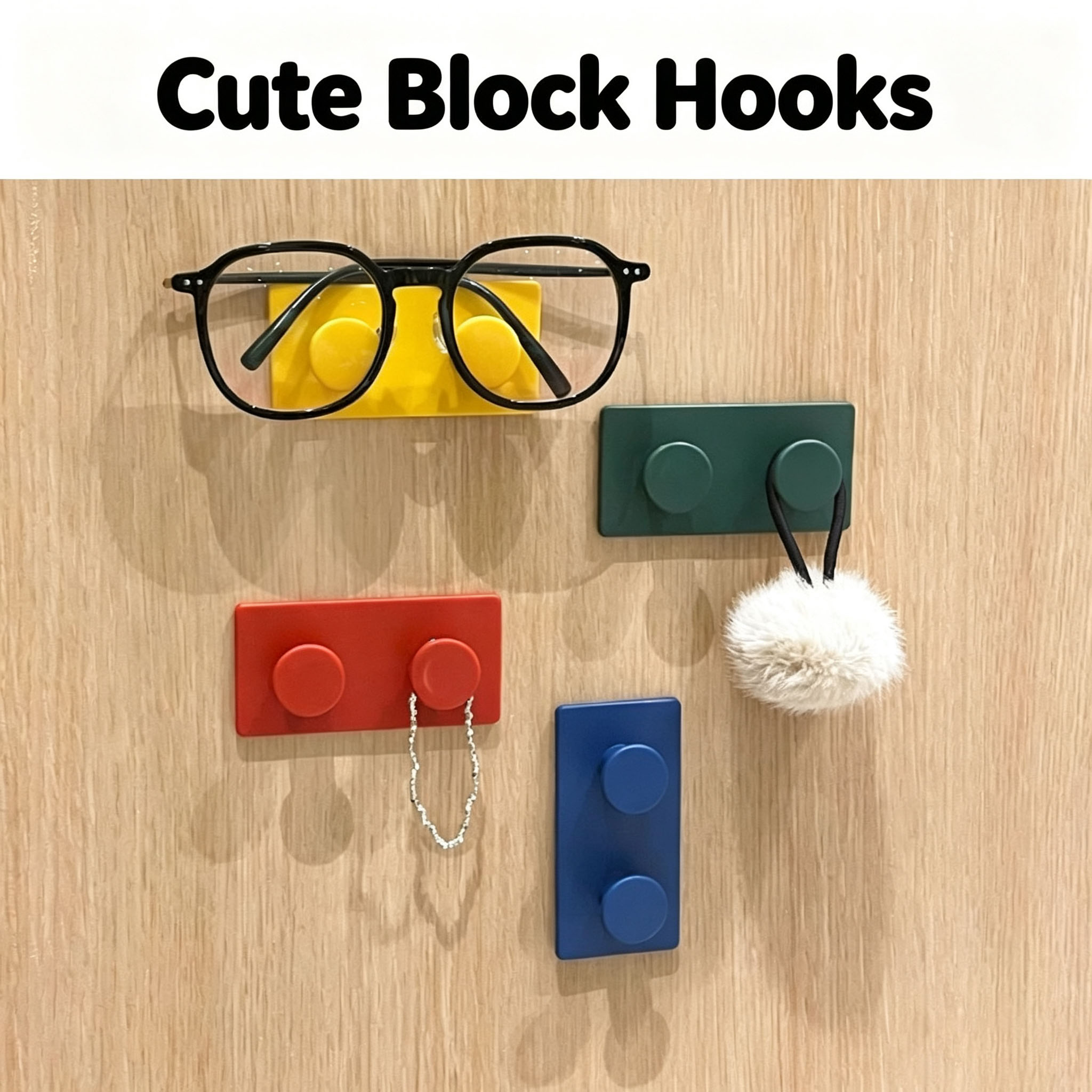 4 Stück Niedliche Blockhaken,  – Kitchen Zo Bewertung und Preis