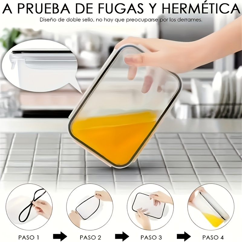 8-teiliges Set mit 4 Behältern – Kitchen Zo Bewertung und Preis