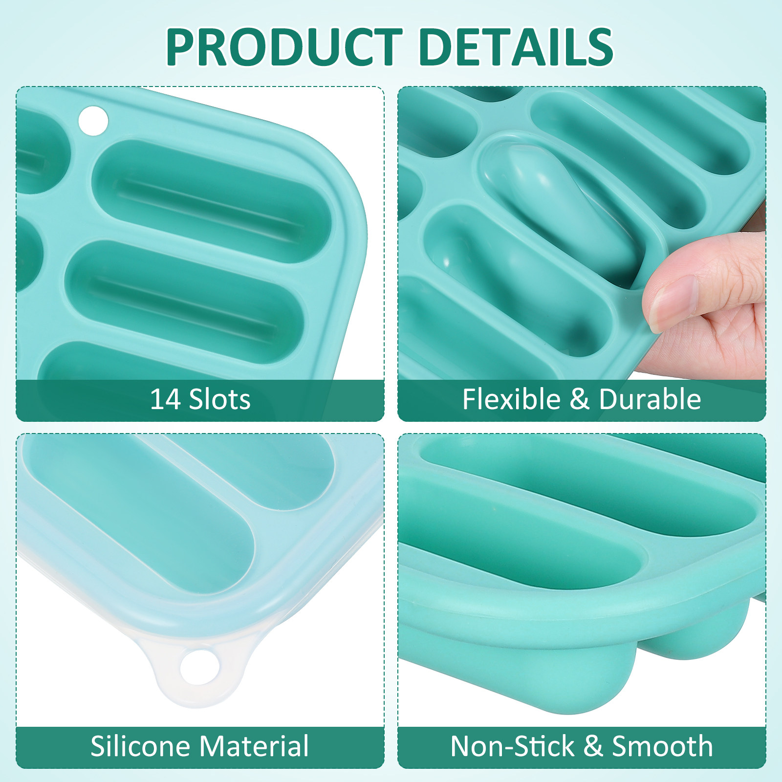 Eiswürfelform aus Silikon, ges – Kitchen Essentials Baking Tray Bewertung und Preis